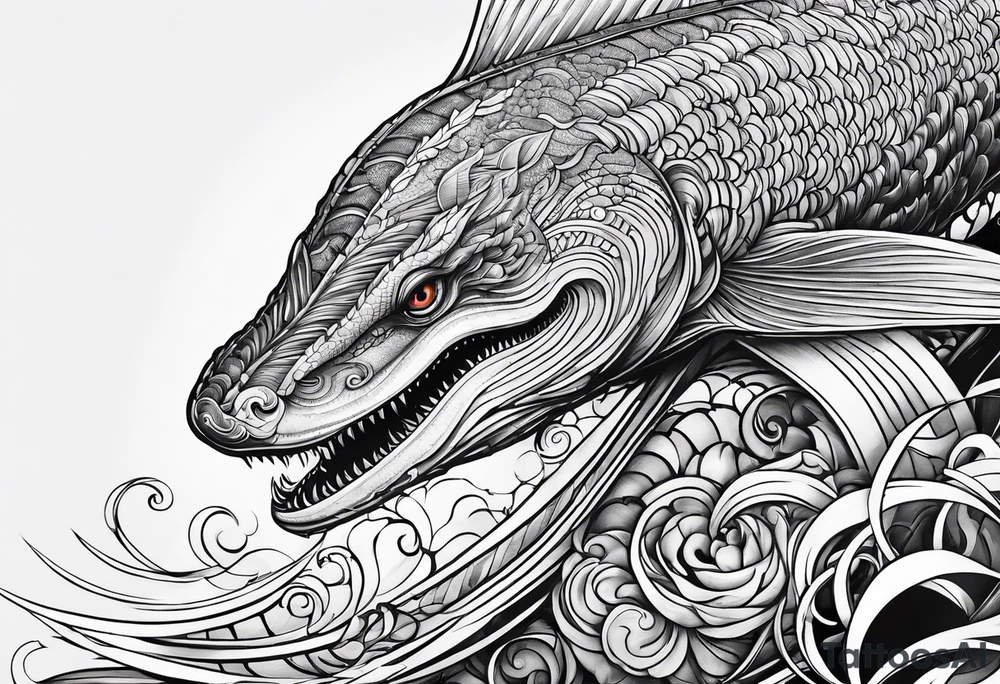 Leviathan wrapped around my arm tattoo idea