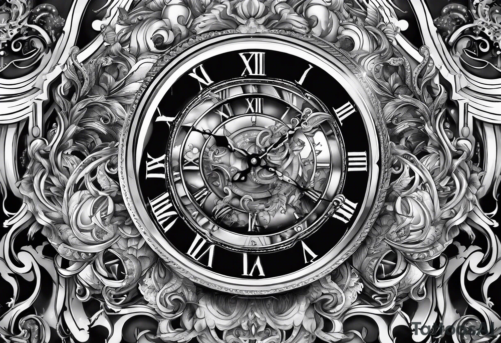 Time is lost tattoo idea