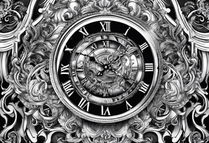 Time is lost tattoo idea