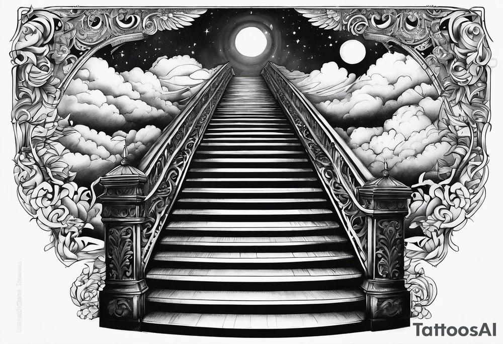 Stairway to heaven tattoo idea