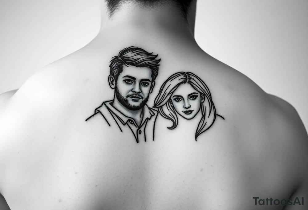 small simple tatto represnting family tattoo idea