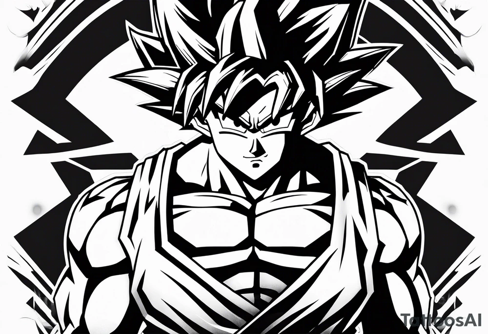 Son goku tattoo idea