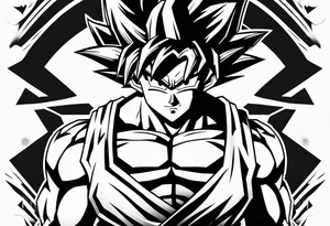 Son goku tattoo idea