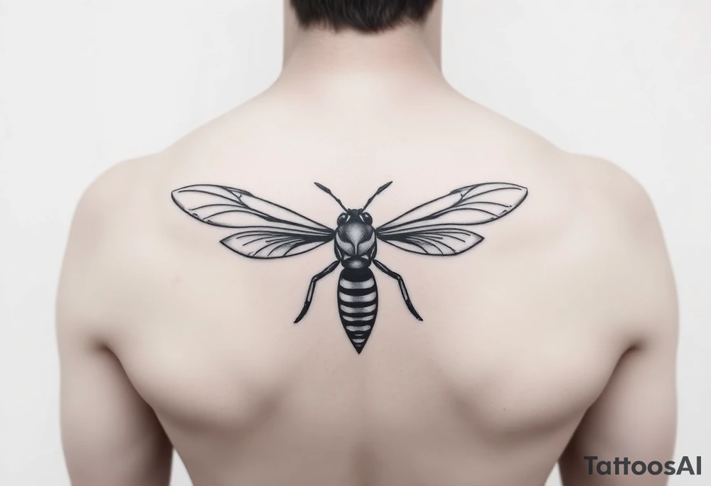 Fierce Hornet flying tattoo idea