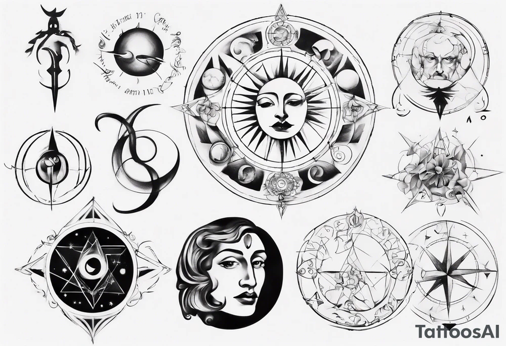Astrology tattoo idea