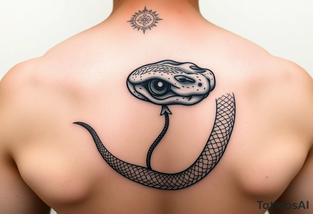 1 eyed snake tattoo idea
