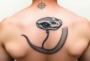 1 eyed snake tattoo idea