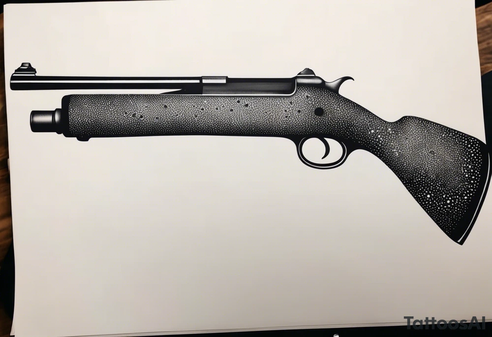 Anonymous with shotgun tattoo idea