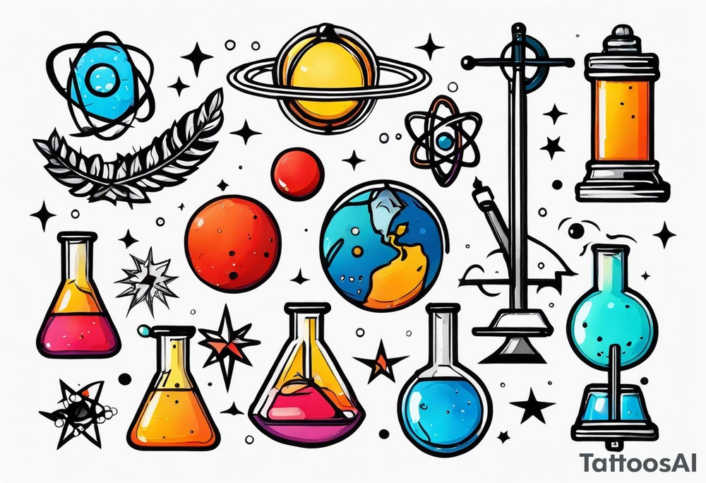 science tattoo tattoo idea