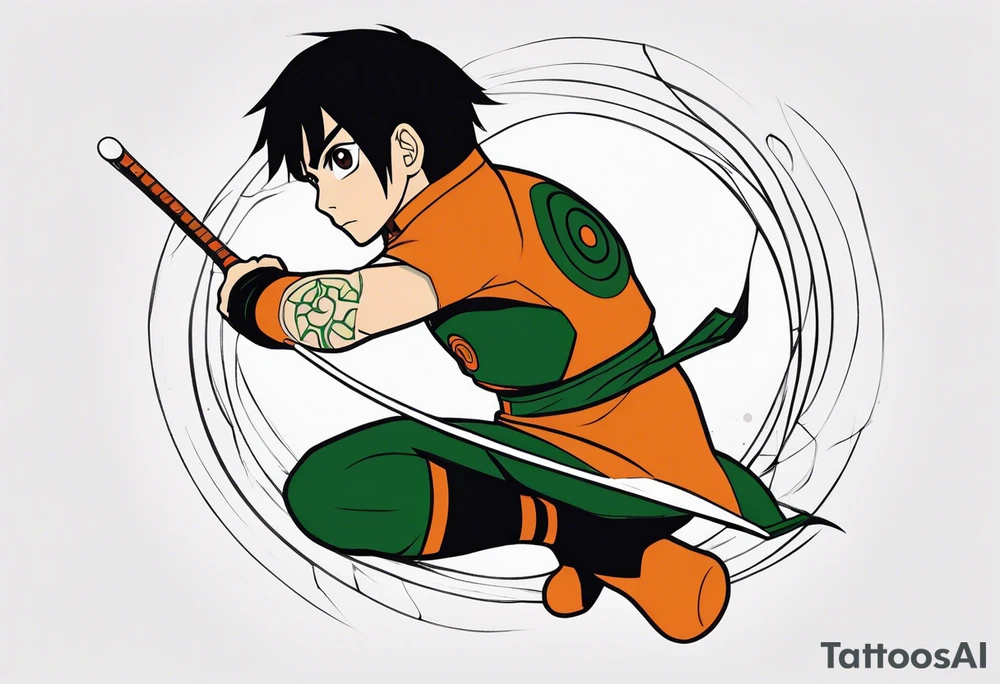Rock Lee tattoo idea