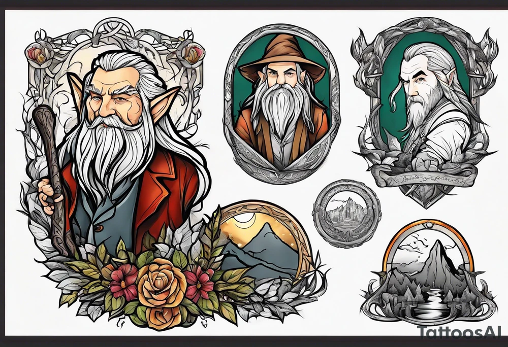 The hobbit tattoo idea