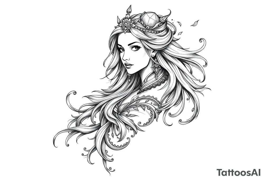 Strong, queen, warrior, survivor tattoo idea