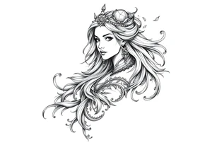 Strong, queen, warrior, survivor tattoo idea