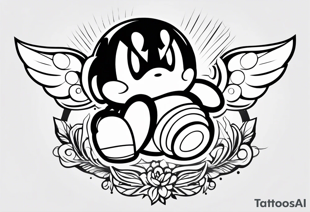 Kirby from Nintendo tattoo idea