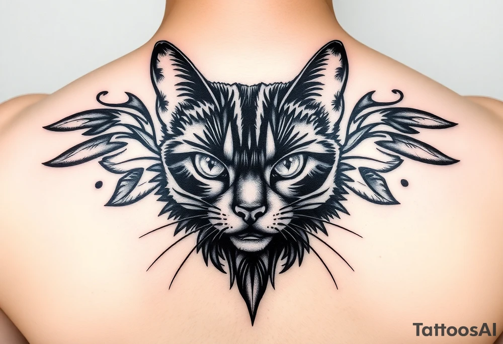 Black Cat tattoo idea