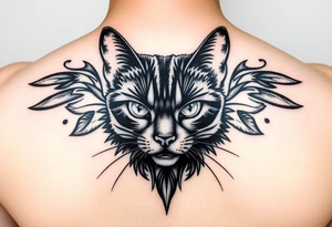 Black Cat tattoo idea