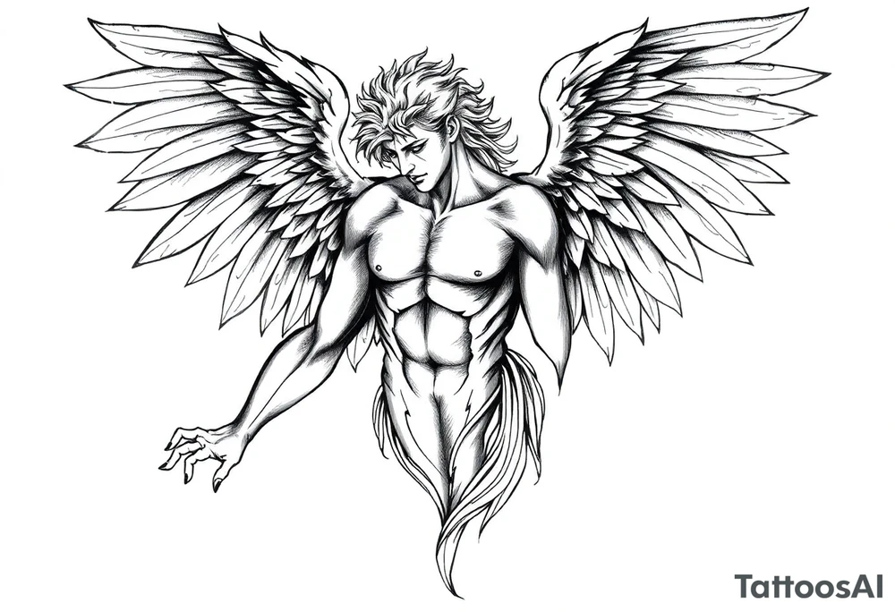 Archangel raphael tattoo idea