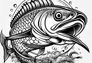 Fishing pole
no fish tattoo idea