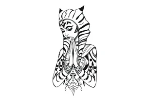 Ahsoka praying tattoo idea