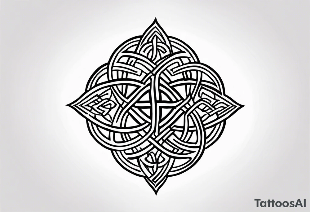 Celtic knot design. tattoo idea
