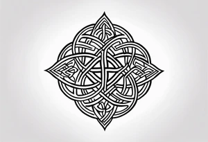 Celtic knot design. tattoo idea