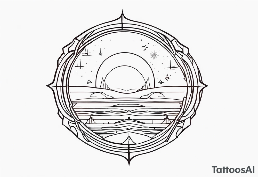 From the books dune, something representing Usul tattoo idea