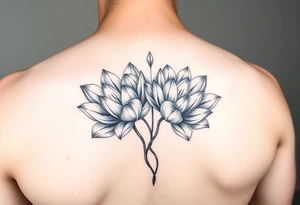 lotus flowers tattoo idea
