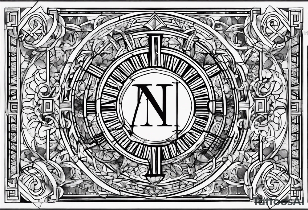 roman numeral January 1 1975 and February 4 969 tattoo idea