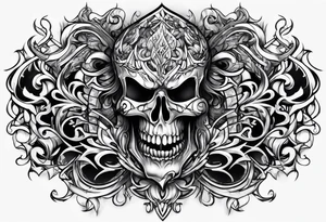Graffiti art of the name Evil Jaga tattoo idea