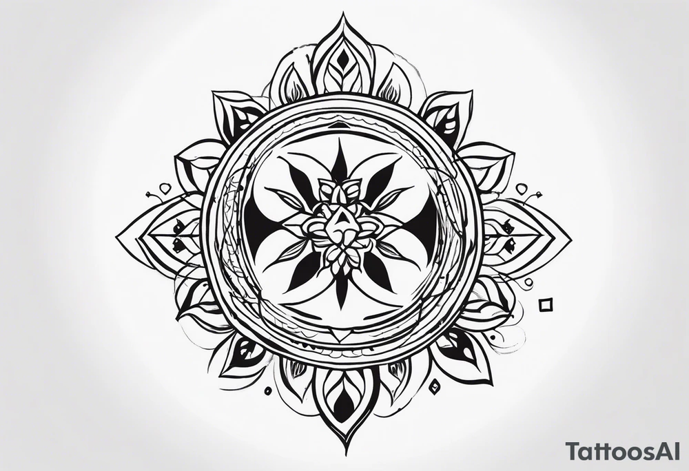 Птица Феникс в траве, на фоне брызги акварелью tattoo idea Птица Феникс в траве, на фоне брызги акварелью tattoo idea