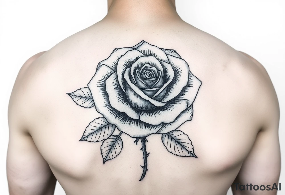 Rose tattoo idea