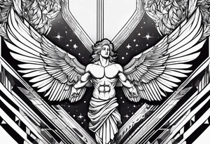 Icarus's myth tattoo idea