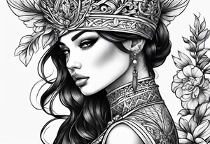 tattoo for woman
little princ style tattoo idea