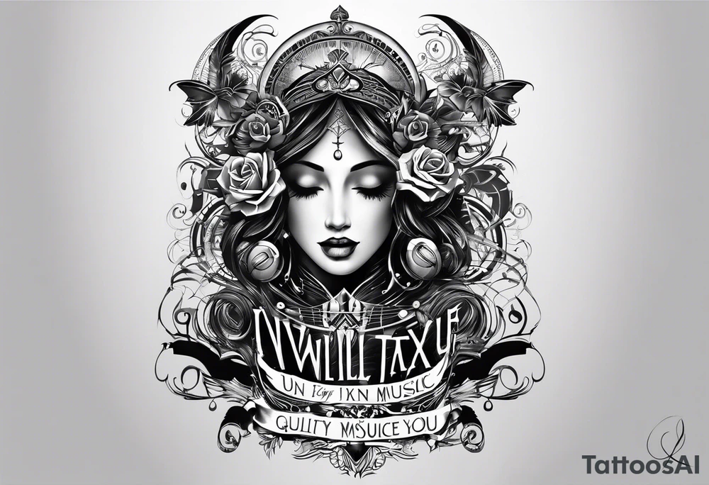 Imaginer un tatouage en lien avec la musique fix you et les paroles I will try to fix you. Inclure des notes de musiques. Cela fait penser à la renaissance, à la guérison et à la musique tattoo idea