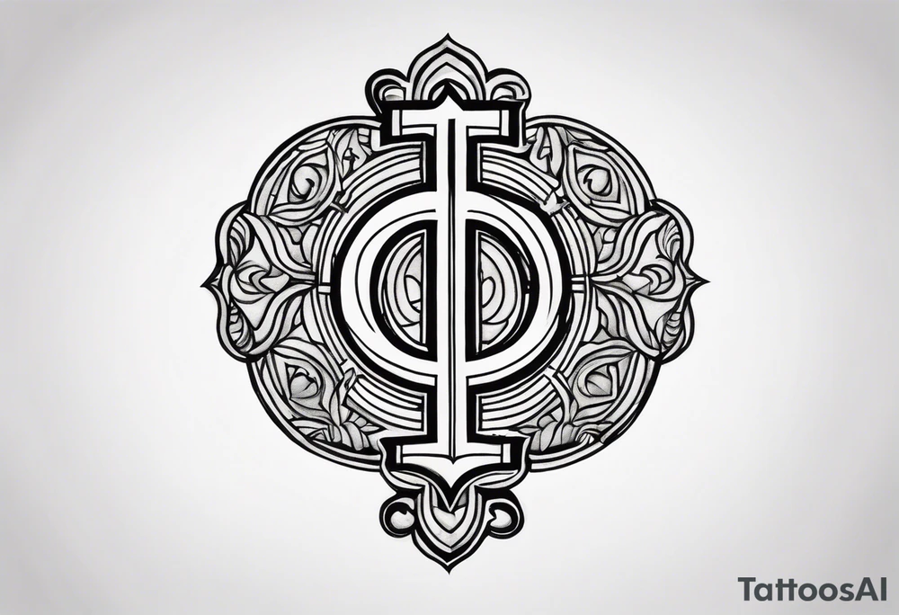 DOLLAR SIGN tattoo idea
