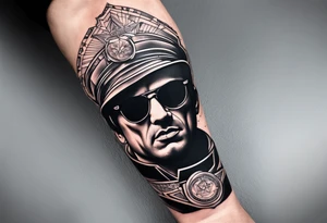 scarface sleeve tattoo for men
The world is yours tattoo idea