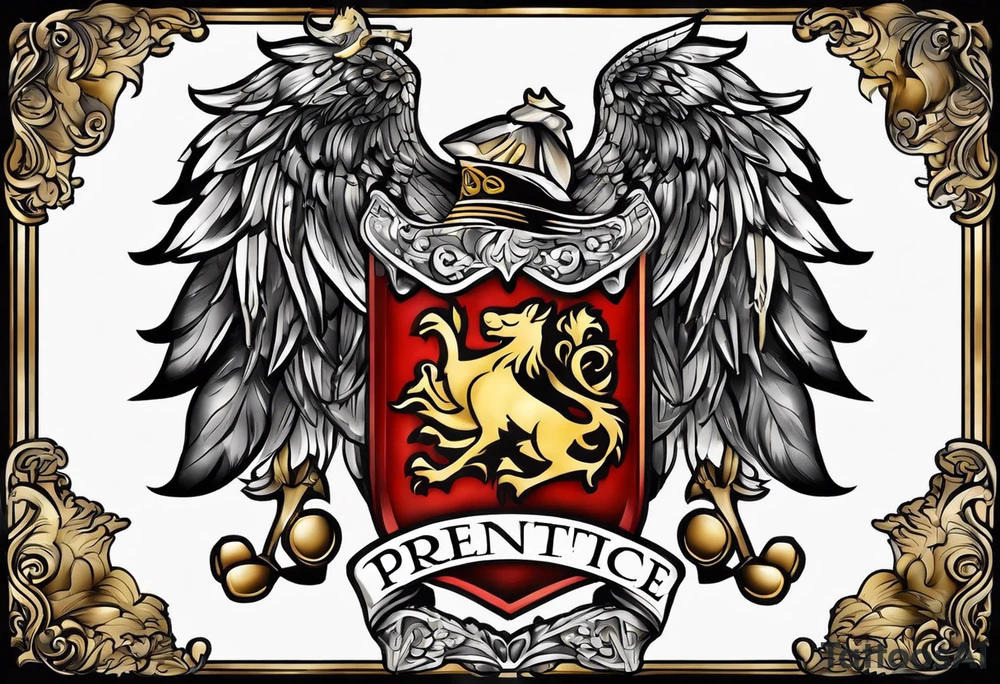 Prentice Family Crest tattoo idea