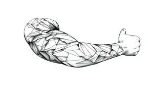 geometric tattoo idea