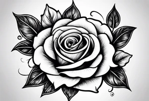money with roses tattoo idea