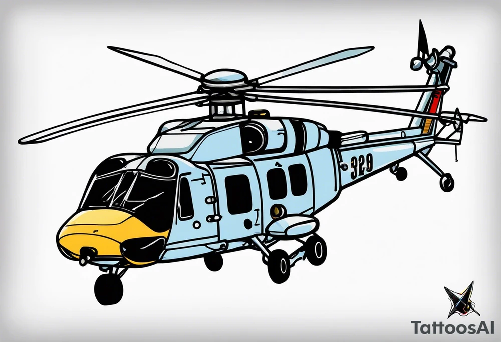 US NAVY helicopter tattoo idea