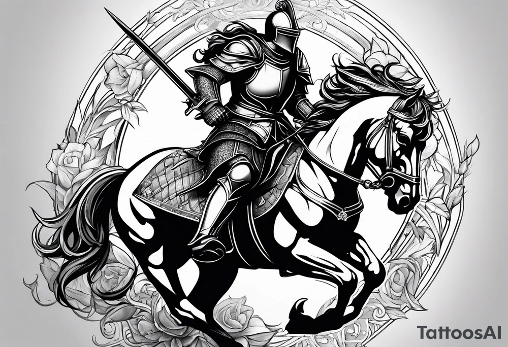 Knight tattoo idea