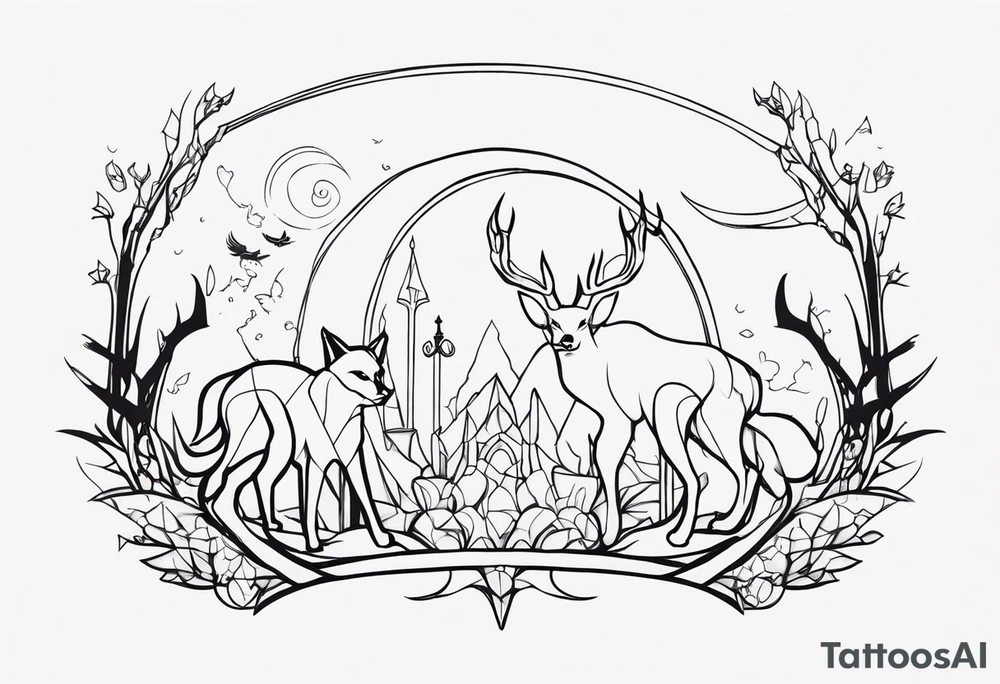 medievil animals tattoo idea