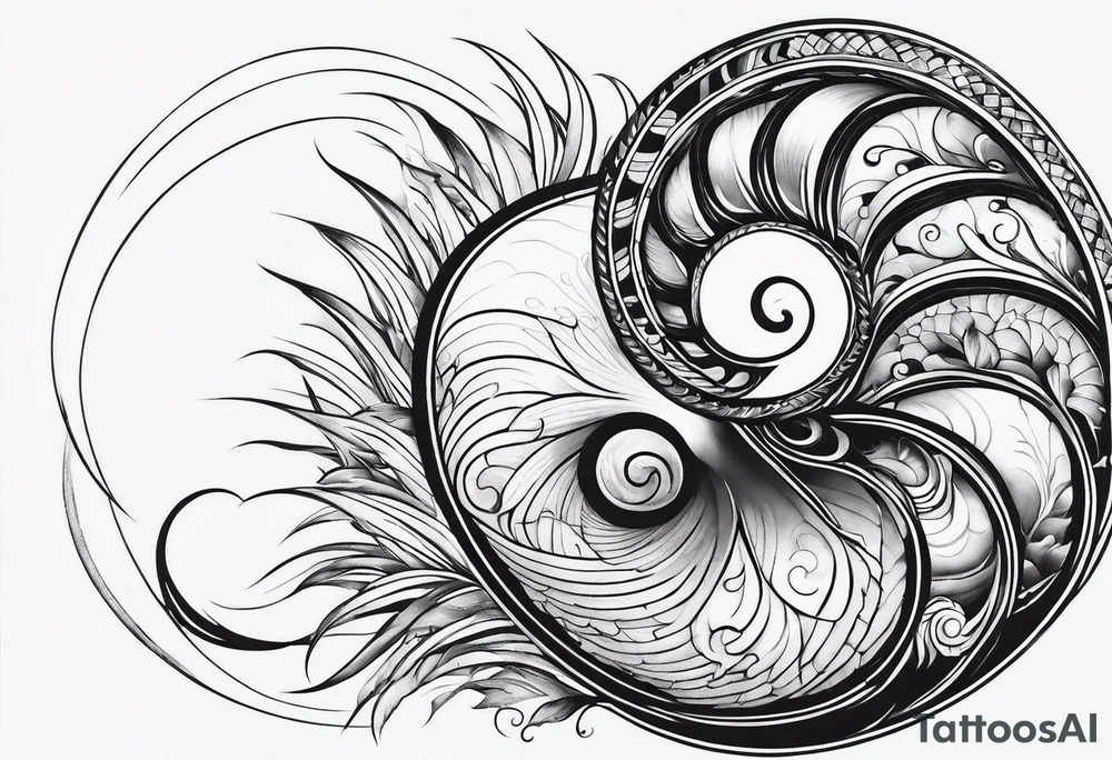 Nautilus tattoo idea