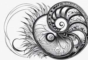 Nautilus tattoo idea