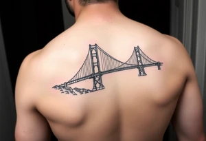 Golden gate bridge tattoo idea