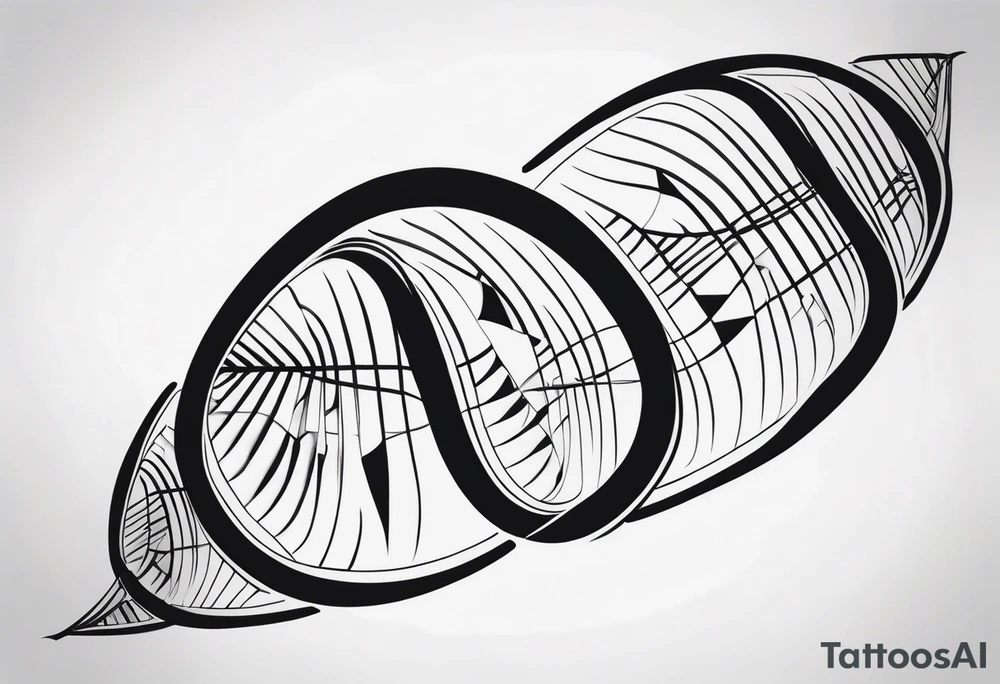 Dna strand tattoo idea