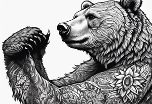 Dancing bear tattoo idea