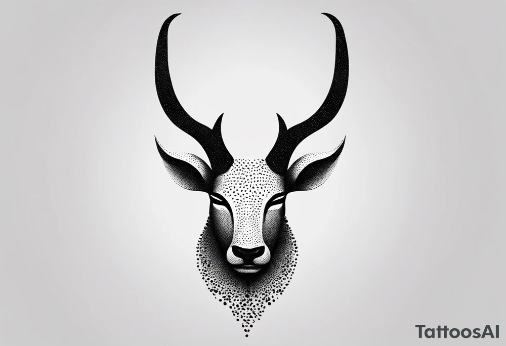 Anonymous with horns tattoo idea