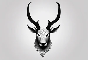 Anonymous with horns tattoo idea