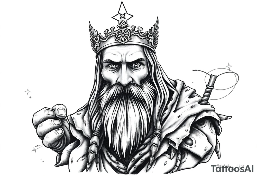 American and German heritage, with Christian traditions tattoo idea